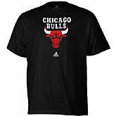 Chicago Bulls Primary Logo WEM T-Shirt - Black,baseball caps,new era cap wholesale,wholesale hats